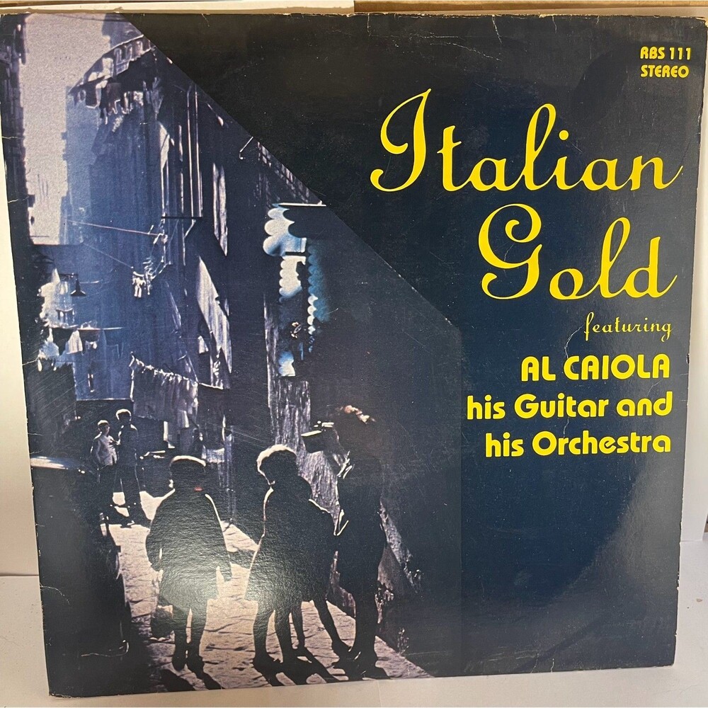 Al Caiola  Italian Gold LP Vinyl Record Album Bruno-Dean Enterprises